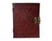 Handmade Paper Engraved Blank Leather Bound Journal Horse Leather Diary